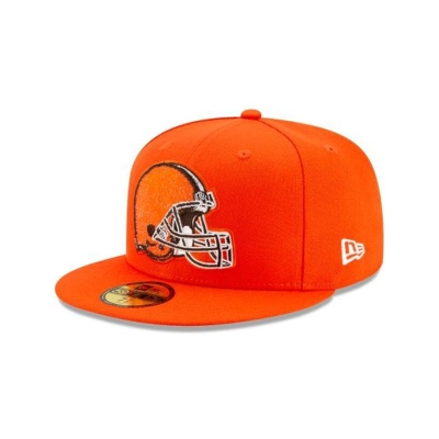 Sapca New Era Cleveland Browns NFL Crystals from Swarovski 59FIFTY Fitted - Maro